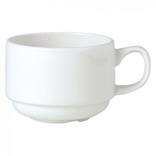 Steelite Simplicity Stacking Slimline Tall Cup 20cl (Case Size 36)