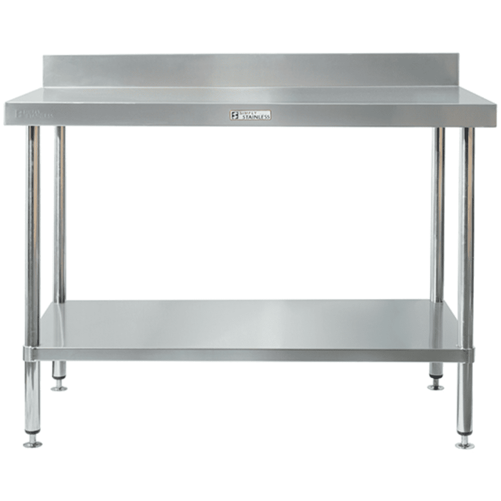 Simply Stainless Upstand Wall Bench 450mm