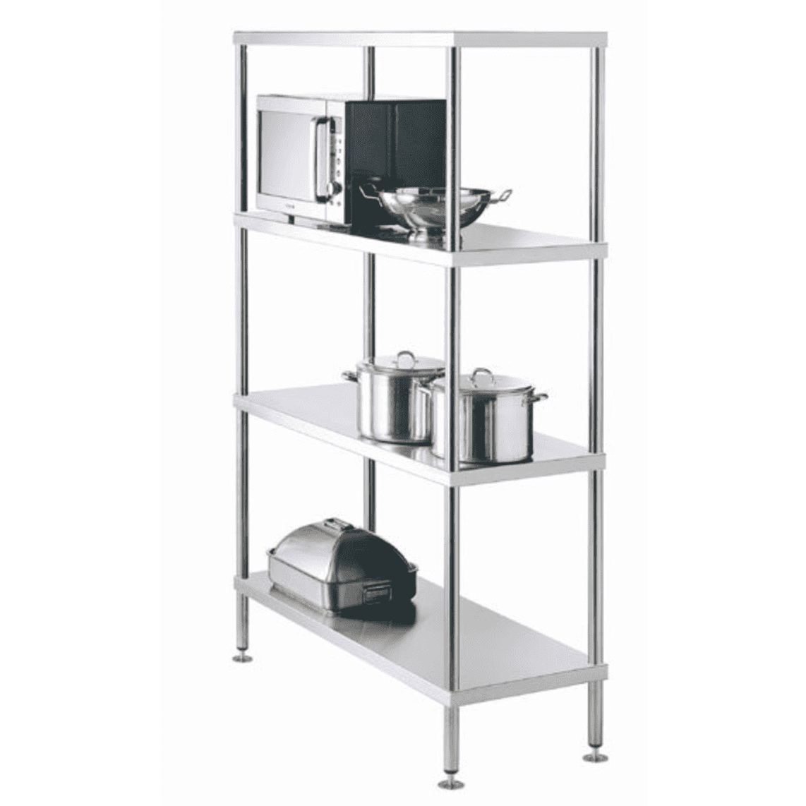 Simply Stainless Steel Shelving & Racking 4 Tier 1200mm