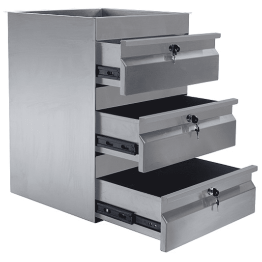 Simply Stainless Triple Drawer - Cater-Connect Ltd