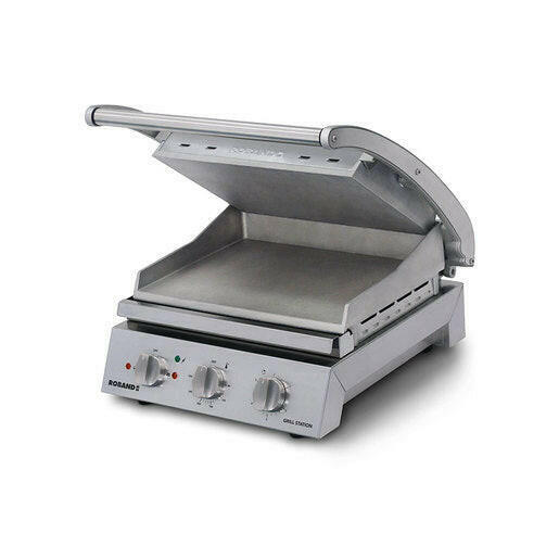 Roband GSA610S Contact Grill - 6 Slice - Smooth - Cater-Connect