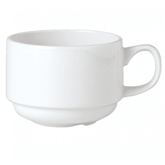 Steelite Simplicity White Cup Staking Slimline 10cl (Case Size 36) - Cater-Connect Ltd