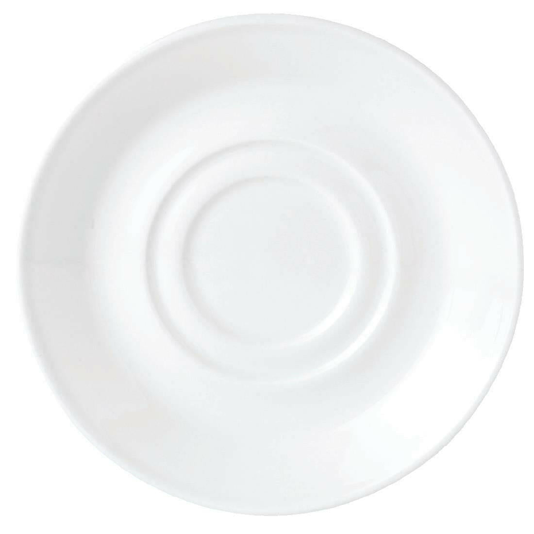 Steelite Simplicity White Low Cup Saucers 11.75cm (Pack of 36)