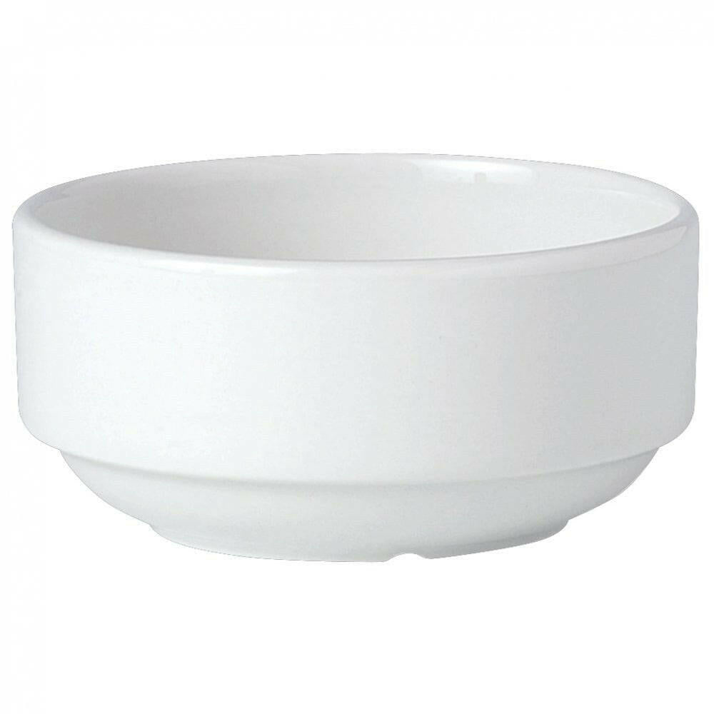 Steelite Simplicity White Stacking Soup Cup 28.5cl Case Size 36