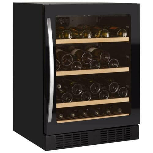Tefcold TFW200 Single Door Black Wine Cooler Cabinet 155L