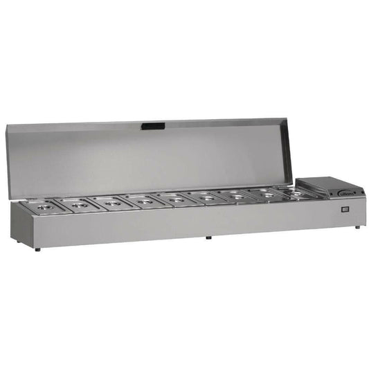 Williams TW18-SS Thermowell Refrigerated Stainless Steel Topping Shelf