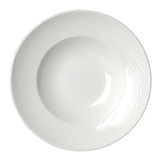 Spyro Nouveau Bowl White 27cm (Pack Of 6) 2 Sizes Available - Cater-Connect