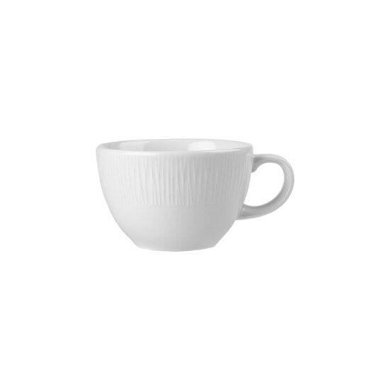 Churchill Bamboo Tea Cup White 8oz Case Size 12 - Cater-Connect Ltd