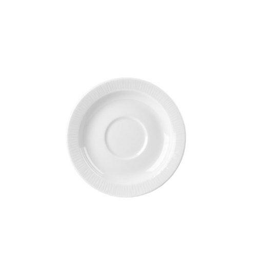 Bamboo Saucer White 6 inch 15cm Pack Of 12