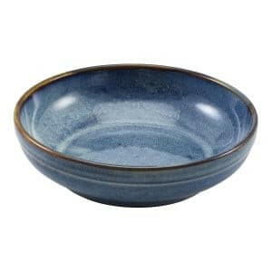 GenWare Terra Porcelain Aqua Blue Coupe Bowl 20cm Case Size 6 - Cater-Connect Ltd