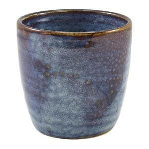 GenWare Terra Porcelain Aqua Blue Chip Cup 30cl Case Size 6 - Cater-Connect Ltd