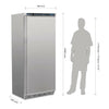 Polar C-Series CD085 Upright Single Door Freezer 600 Litre