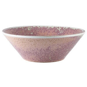 Genware Terra Porcelain Rose Conical Bowl 19.5cm Case Size 6 - Cater-Connect Ltd