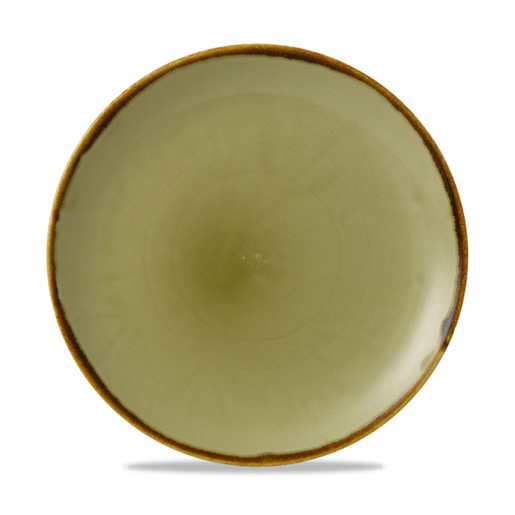 Dudson Harvest Green Coupe Plate 26cm Case Size 12 - Cater-Connect Ltd