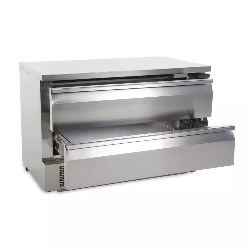 Polar DA997 U-Series Double Drawer Dual Temperature Counter Fridge Freezer 6xGN