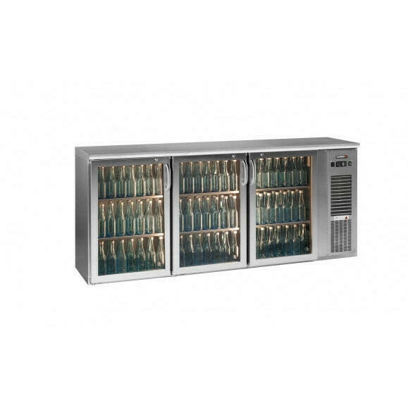 Gamko E3/222GMUCS84 E3 Undercounter Stainless Steel 3 Door Bottle Cooler