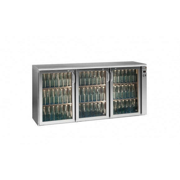 Gamko E3/222GVSCS E3 Undercounter Stainless Steel 3 Door Bottle Cooler