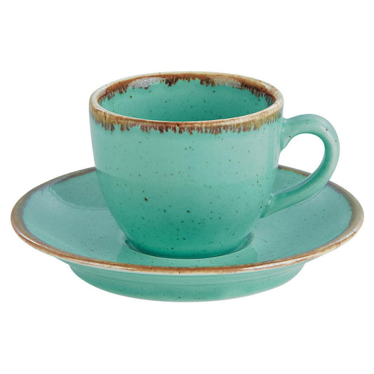 Porcelite Seasons Sea Spray Espresso Saucer 12cm/4.5" Case Size 6