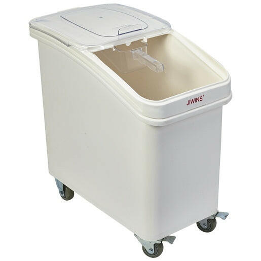 Polypropylene Mobile Ingredient Bin with Scoop 102L - Cater-Connect