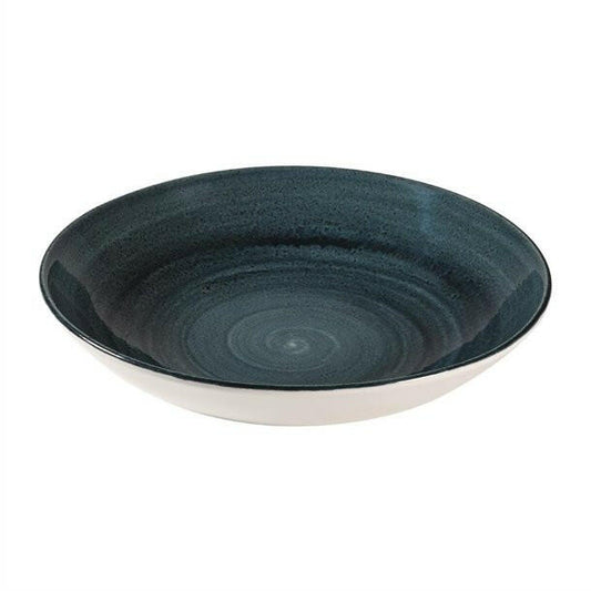 Churchill Stonecast Patina Rustic Teale Evolve Coupe Bowl 9.75" Case Size 12 - Cater-Connect Ltd