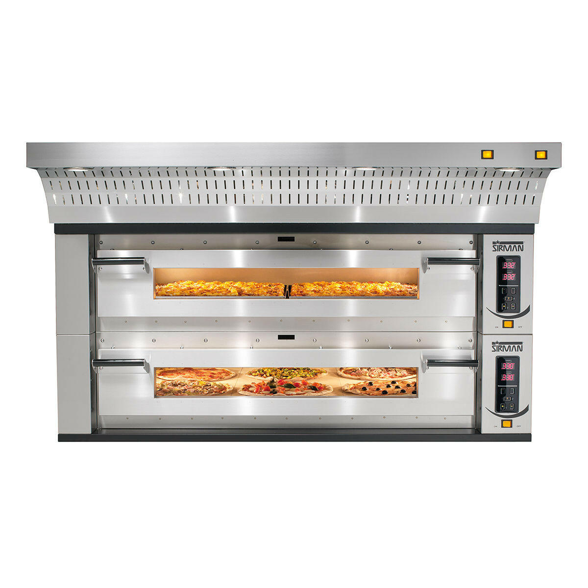 Sirman Vesuvio 105x70 Double Deck Pizza Oven