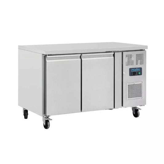 Polar G596 U-Series Double Door Counter Fridge 282Ltr - Cater-Connect Ltd