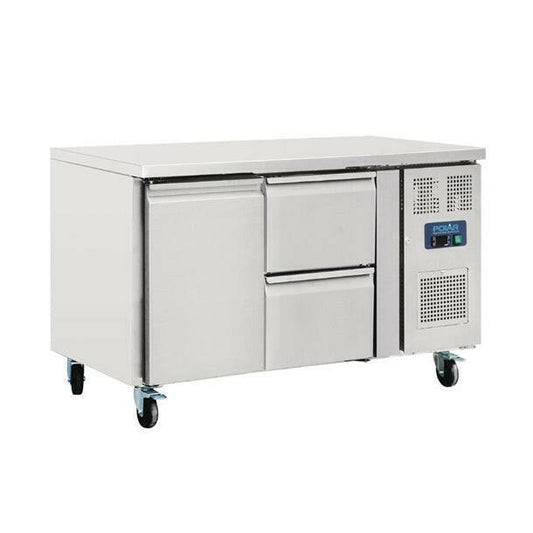 Polar GD873 U-Series Double Drawer Counter Fridge 282Ltr - Cater-Connect Ltd