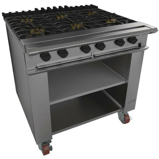 Falcon Chieftain 6 Burner Gas Boiling Table G1060X With Castors - Cater-Connect Ltd