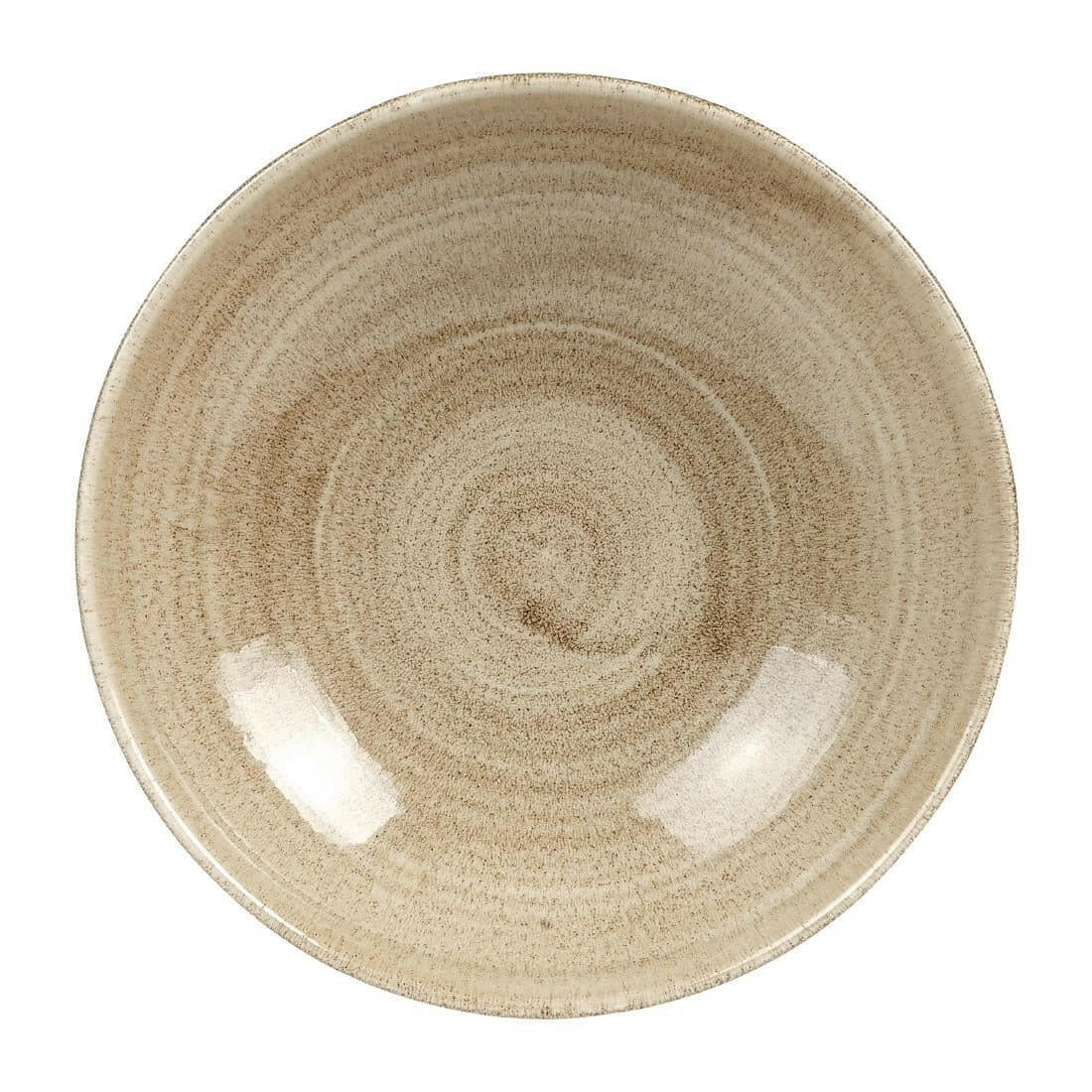 Churchill Stonecast Patina Antique Taupe Evolve Coupe Bowl 7.25" Case Size 12 - Cater-Connect Ltd