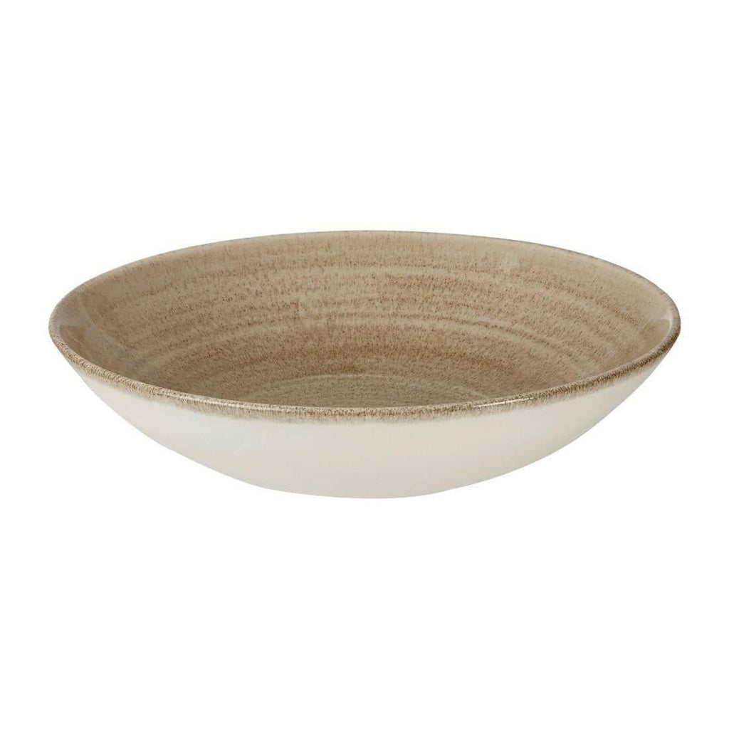 Churchill Stonecast Patina Antique Taupe Evolve Coupe Bowl 7.25" Case Size 12 - Cater-Connect Ltd
