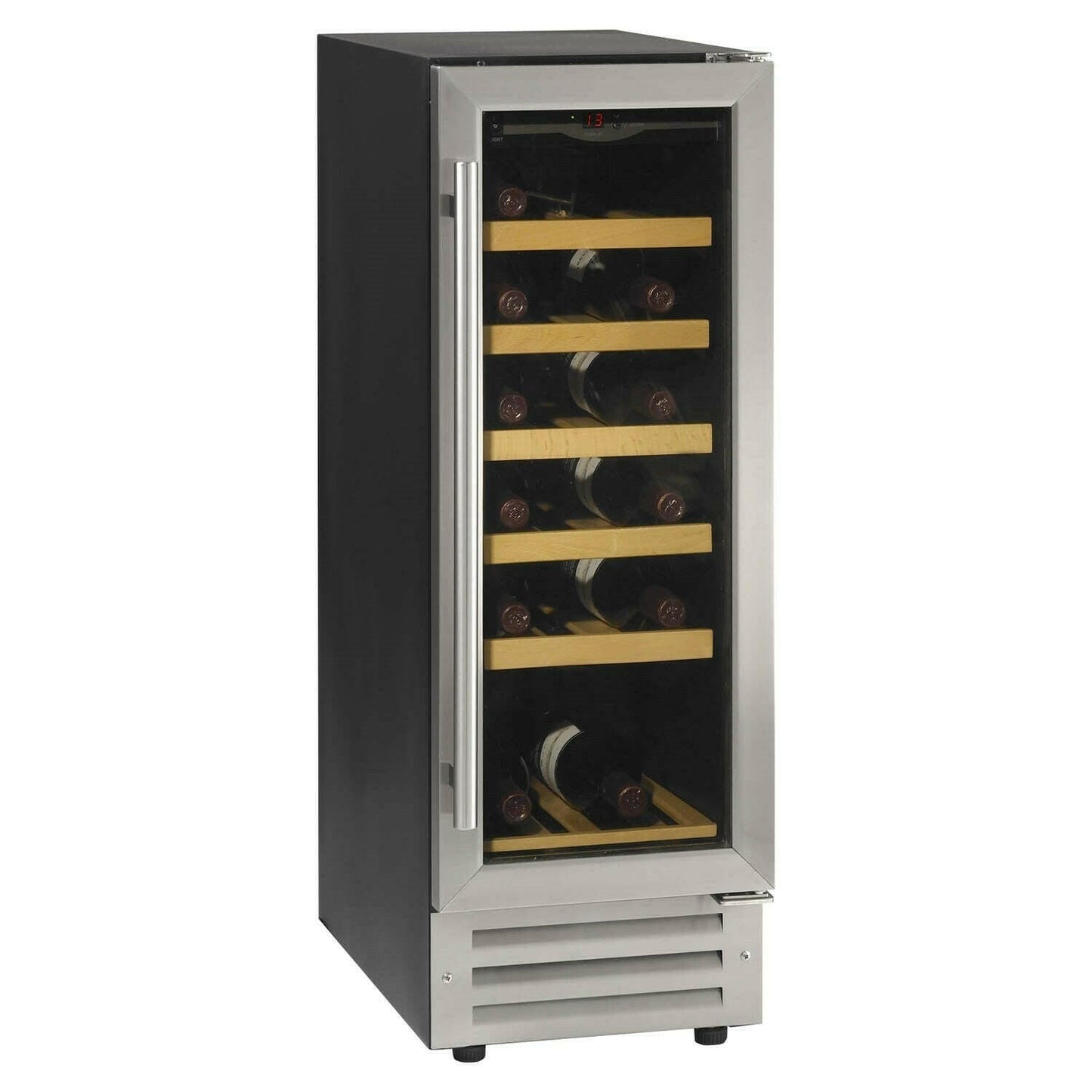 Tefcold TFW80S Single Door Black Wine Cooler Cabinet 80L