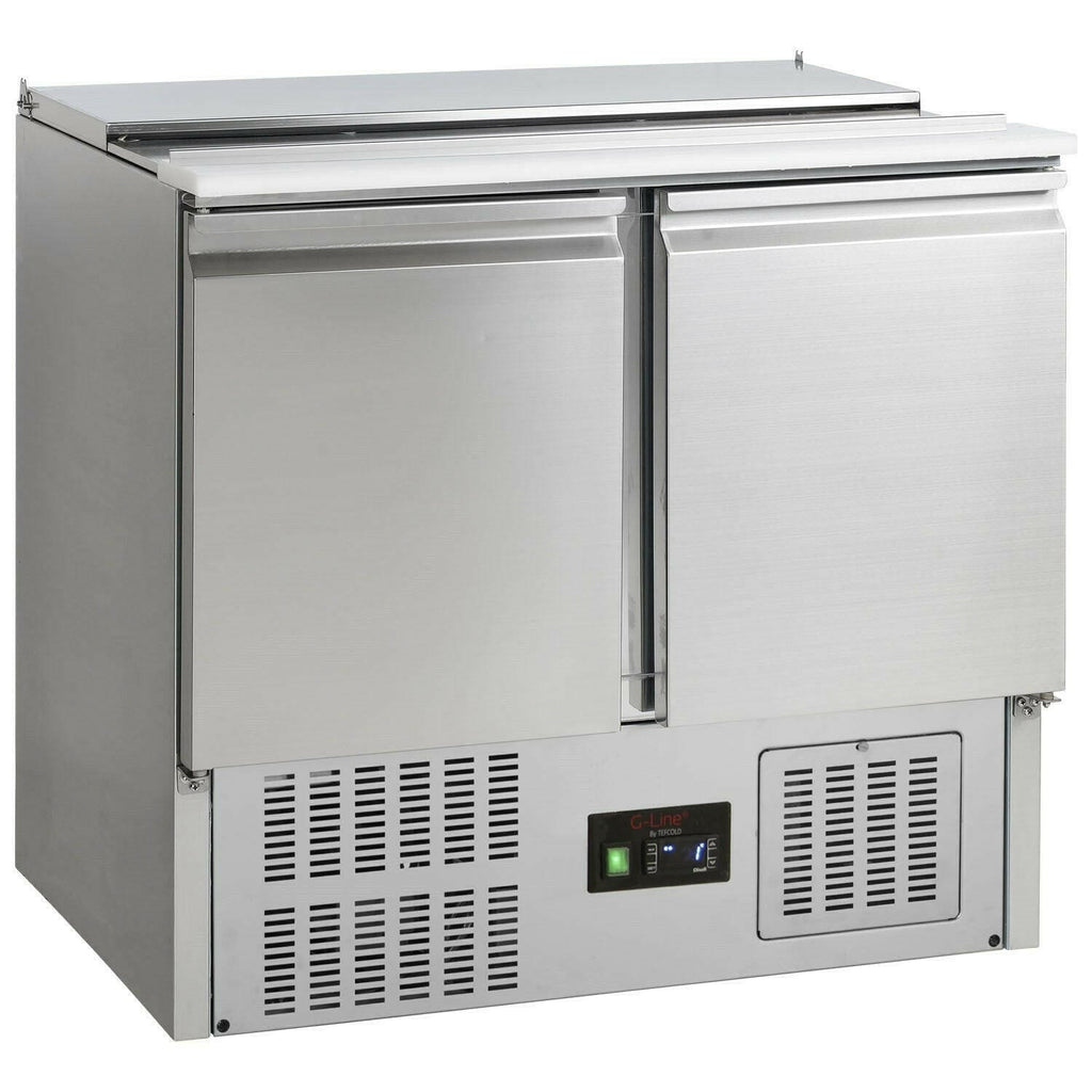 Tefcold G-Line GS92 Two Door Gastronorm 1/1 Saladette Counter