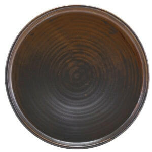 GenWare Terra Porcelain Rustic Copper Low Presentation Plate 21cm Case Size 6 - Cater-Connect Ltd