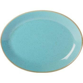 Porcelite Seasons Sea Spray Oval Plate 30cm/12" Case Size 6