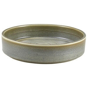Genware Terra Porcelain Matt Grey Presentation Bowl 18cm Case Size 6 - Cater-Connect Ltd
