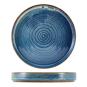 GenWare Terra Porcelain Aqua Blue Presentation Plate 21cm