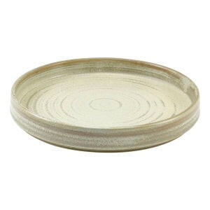 Genware Terra Porcelain Matt Grey Presentation Plate 18cm Case Size 6 - Cater-Connect Ltd