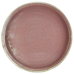 Genware Terra Porcelain Rose Presentation Plate 26cm Case Size 6 - Cater-Connect Ltd