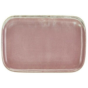 Genware Terra Porcelain Rose Rectangular Plate 34.5cm x 23.5cm Case Size 6 - Cater-Connect Ltd
