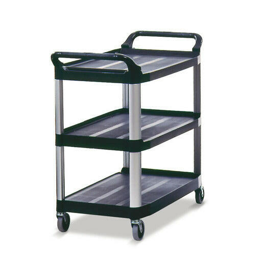 Rubbermaid Utility Trolley All Purpose Black - Cater-Connect 