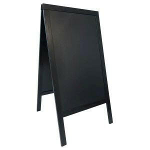 Chalk Board Sandwich A-Board 70X120cm Black - Cater-Connect Ltd