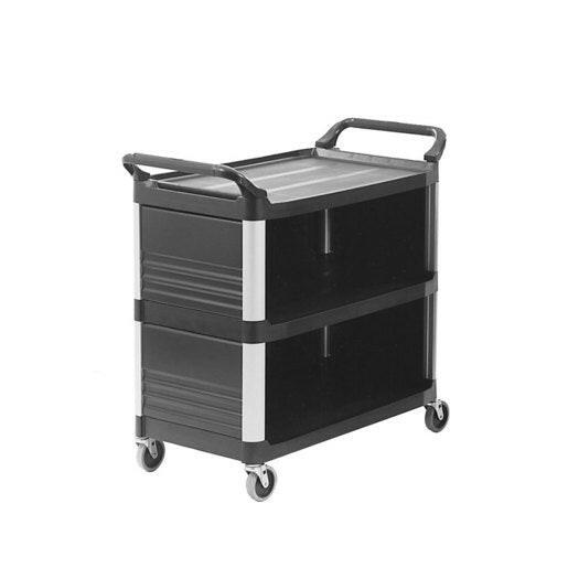 Rubbermaid X-Tra Utility Cart closed 3 sides - Cater-Connect