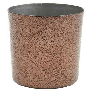 GenWare Stainless Steel Serving Cup 8.5 x 8.5cm Hammered Copper