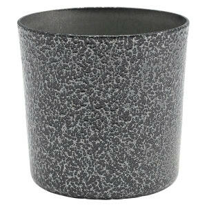 GenWare Stainless Steel Serving Cup 8.5 x 8.5cm Hammered Silver