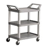 Trust 3 Tier Utility Trolley White - Cater-Connect