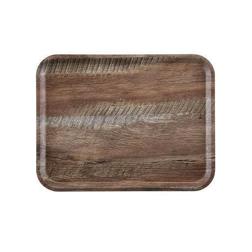 Cambro Dark Oak Wood Effect Tray 24 x 35cm - Cater-Connect