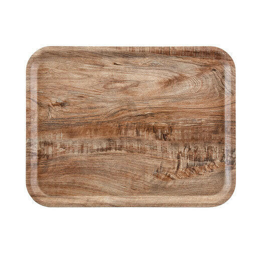 Natural Wood Effect Tray 33 x 43cm - Cater-Connect