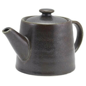 GenWare Terra Porcelain Black Teapot 50cl/17.6oz