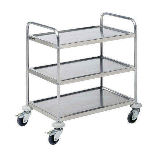 Utility Service Cart Platinum Solid End - Cater-Connect 
