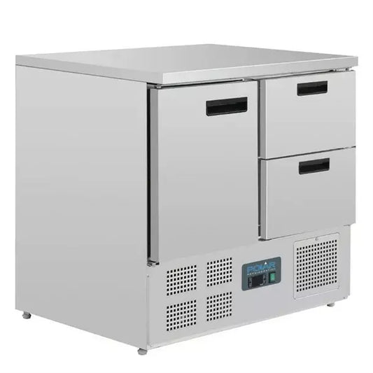 Polar U637 G-Series 1 Door 2 Drawer Counter Fridge 240Ltr - Cater-Connect Ltd